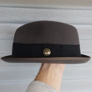 Goorin Bros Charcoal Gray Johnny Fedora - Large